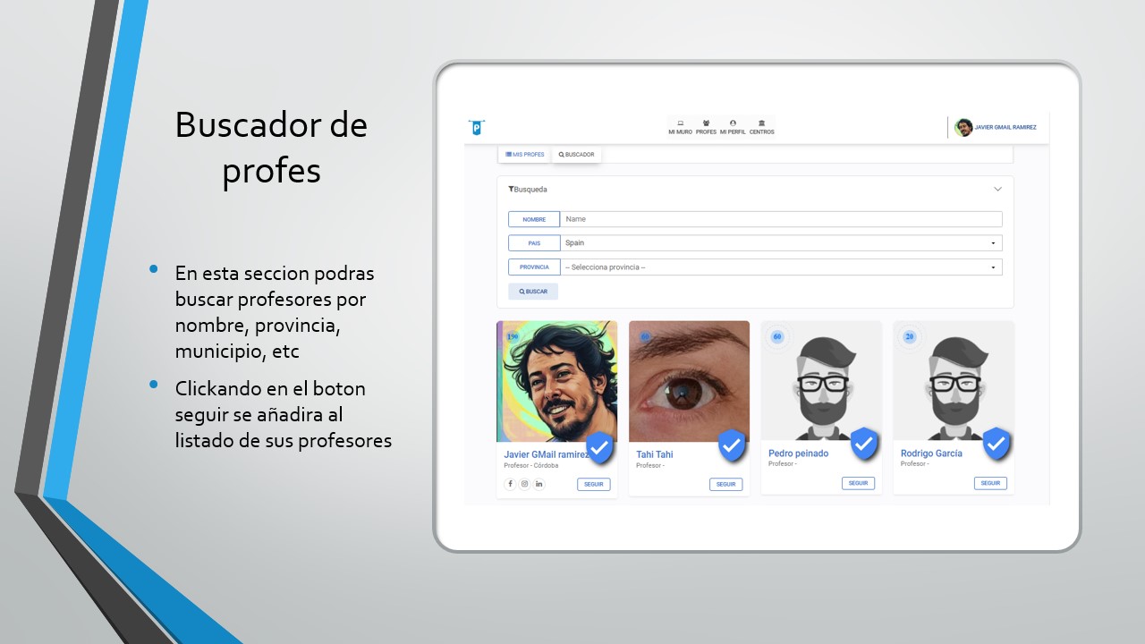 Buscador de profes